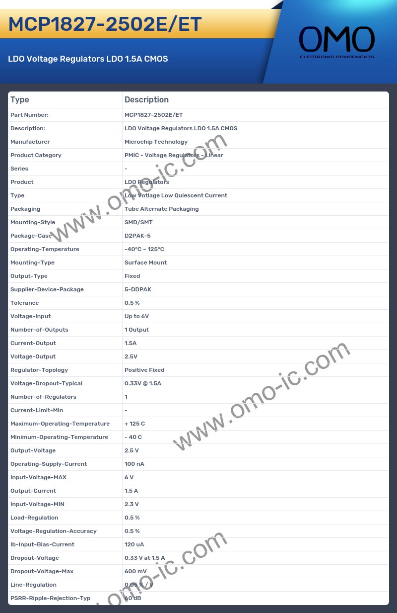 MCP1827-2502E/ET