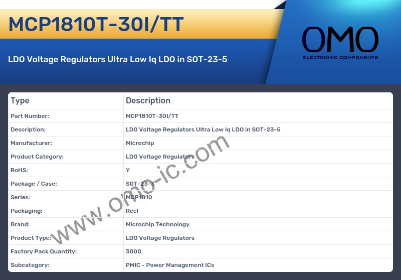 MCP1810T-30I/TT