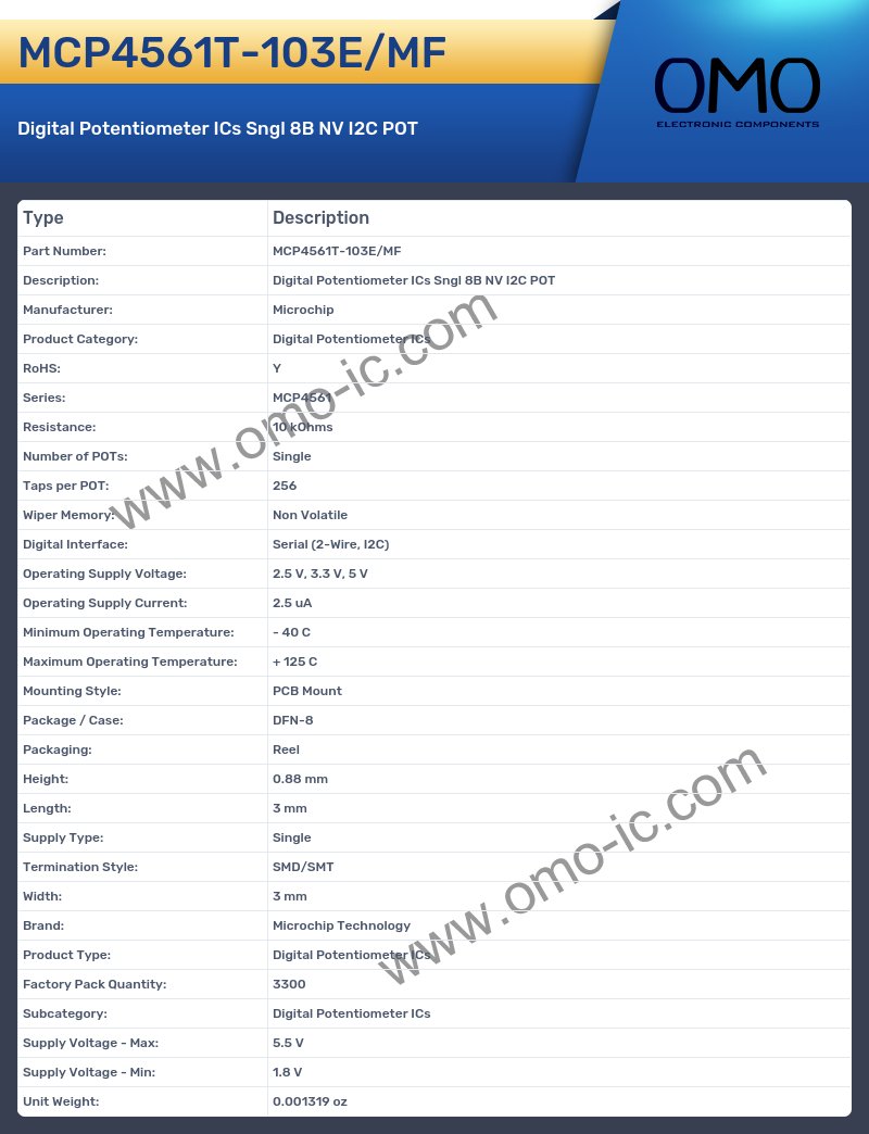 MCP4561T-103E/MF