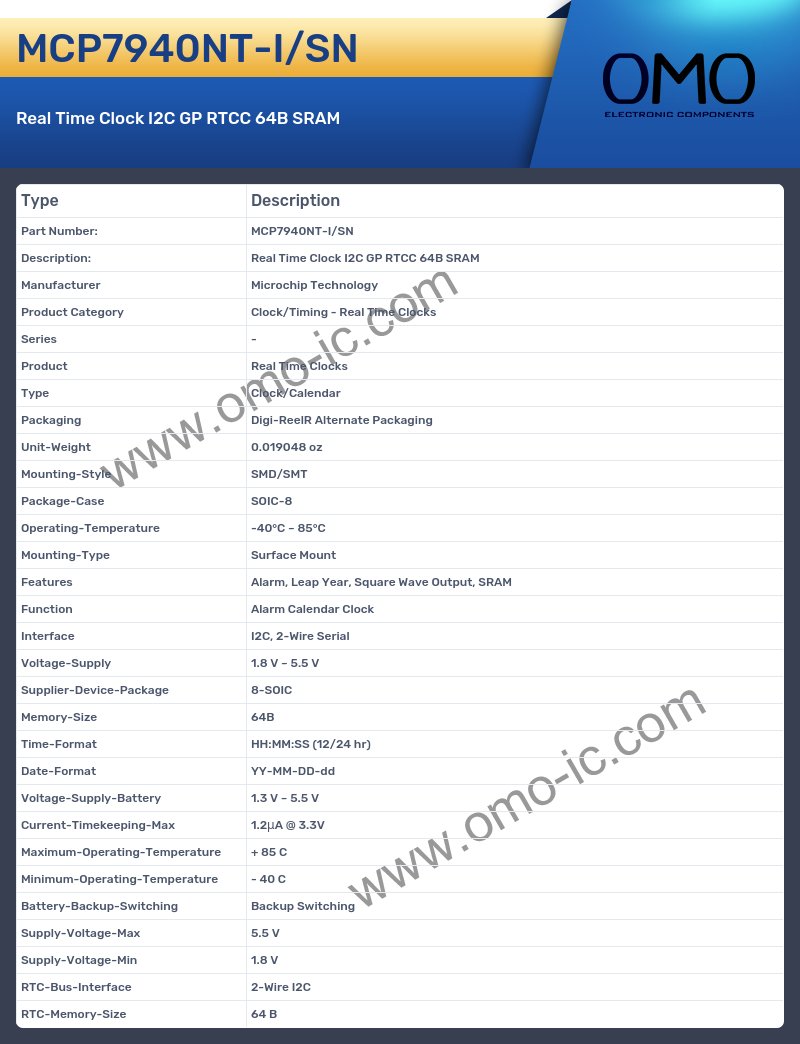 MCP7940NT-I/SN