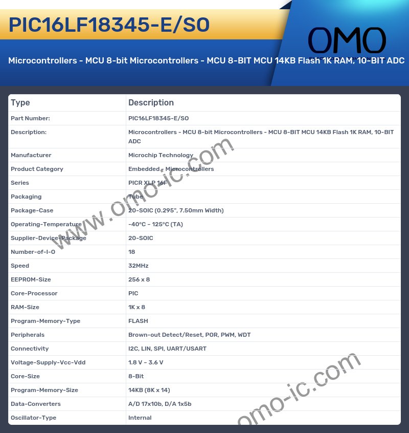 PIC16LF18345-E/SO