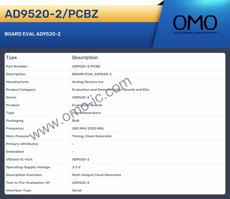 AD9520-2/PCBZ