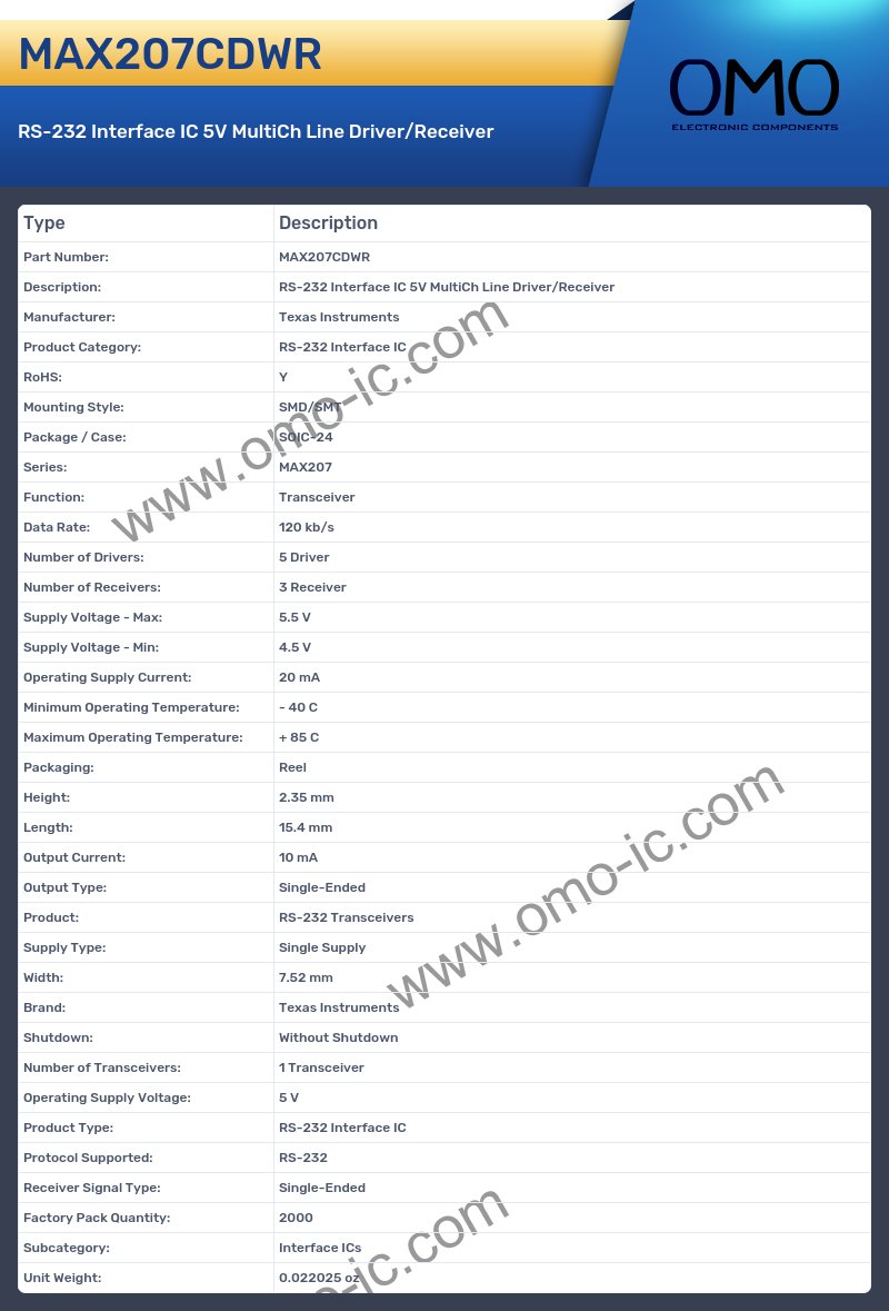 MAX207CDWR