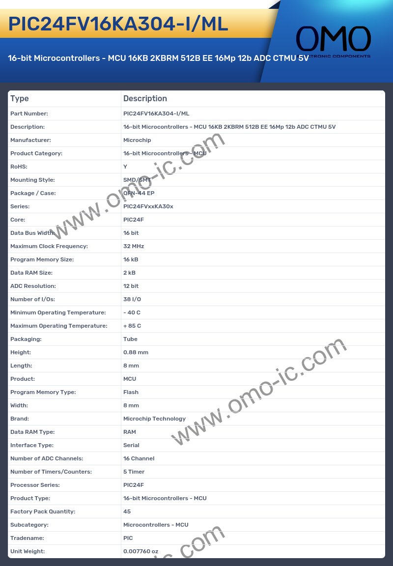 PIC24FV16KA304-I/ML