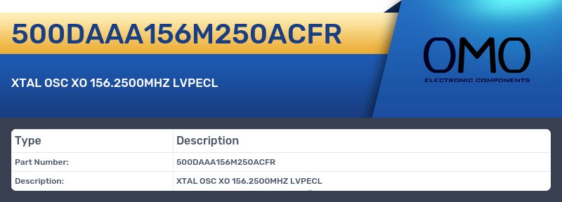 500DAAA156M250ACFR