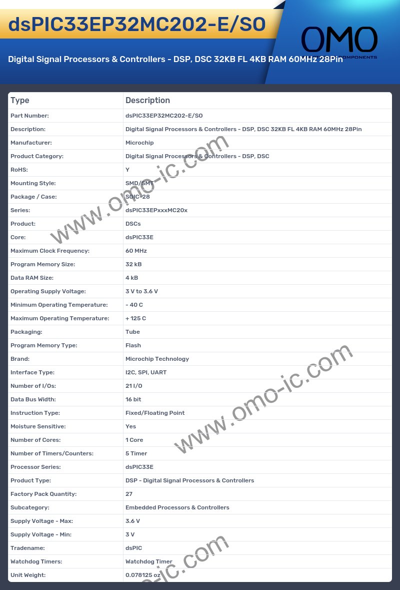 dsPIC33EP32MC202-E/SO