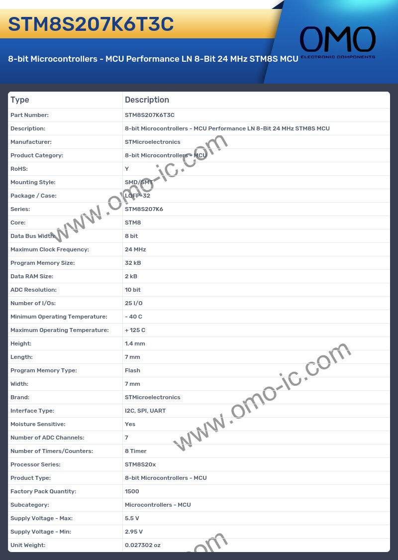 STM8S207K6T3C