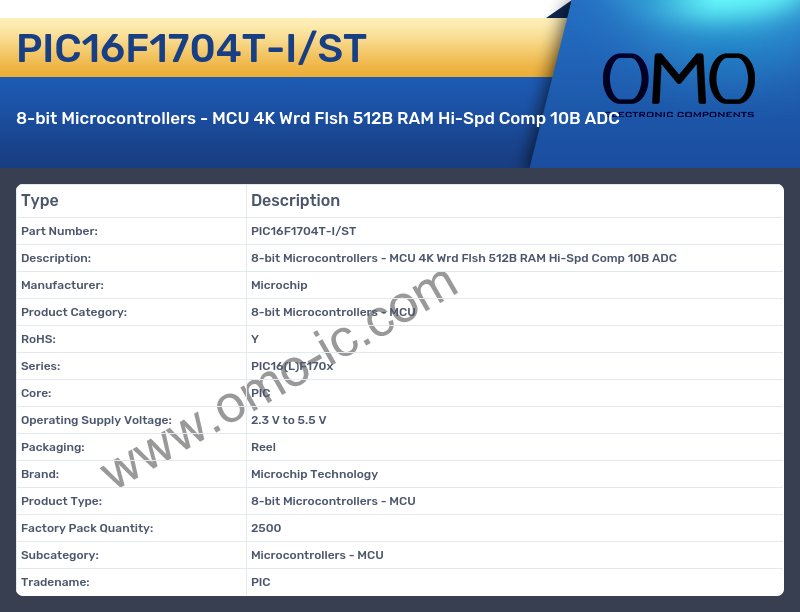 PIC16F1704T-I/ST