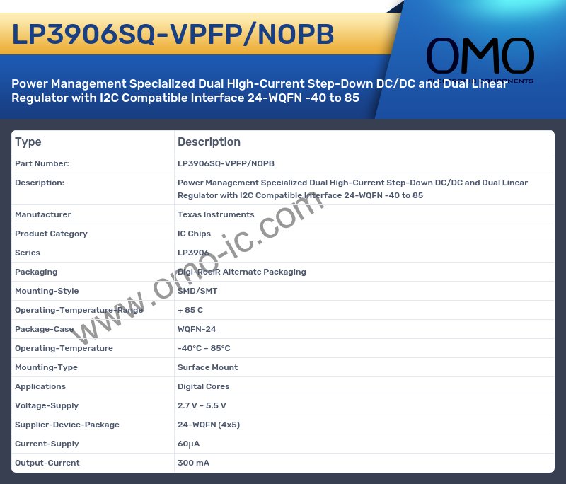 LP3906SQ-VPFP/NOPB