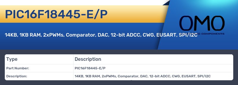 PIC16F18445-E/P