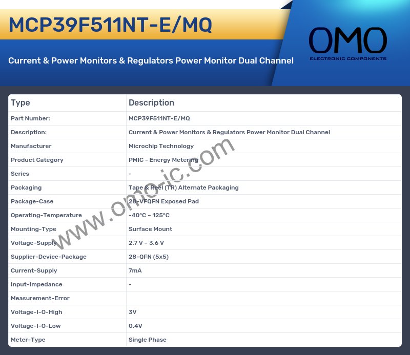 MCP39F511NT-E/MQ
