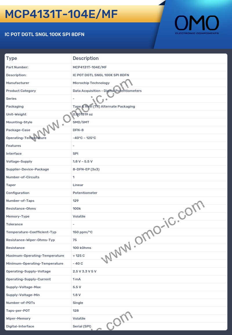 MCP4131T-104E/MF