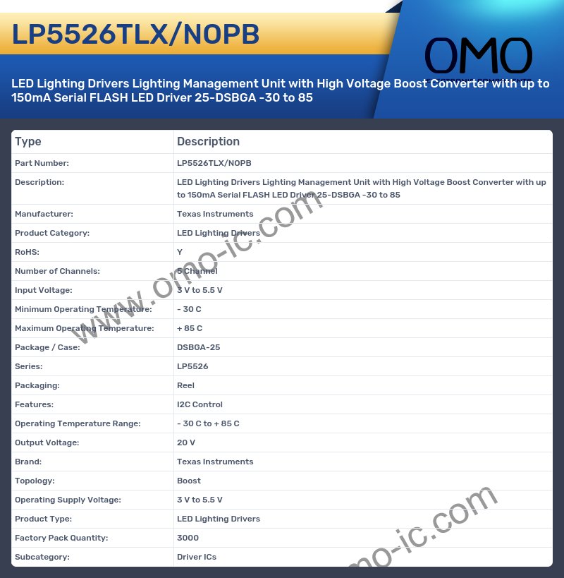 LP5526TLX/NOPB