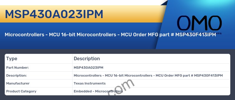 MSP430A023IPM