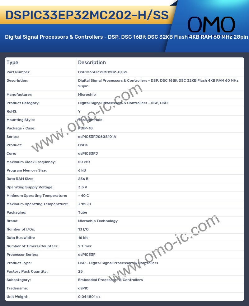 DSPIC33EP32MC202-H/SS