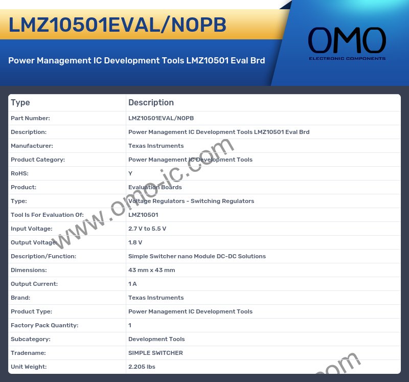 LMZ10501EVAL/NOPB