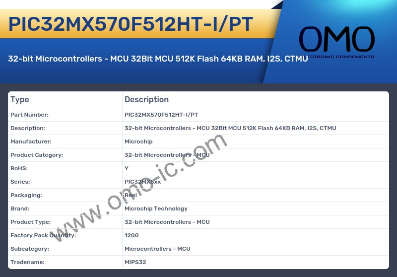 PIC32MX570F512HT-I/PT
