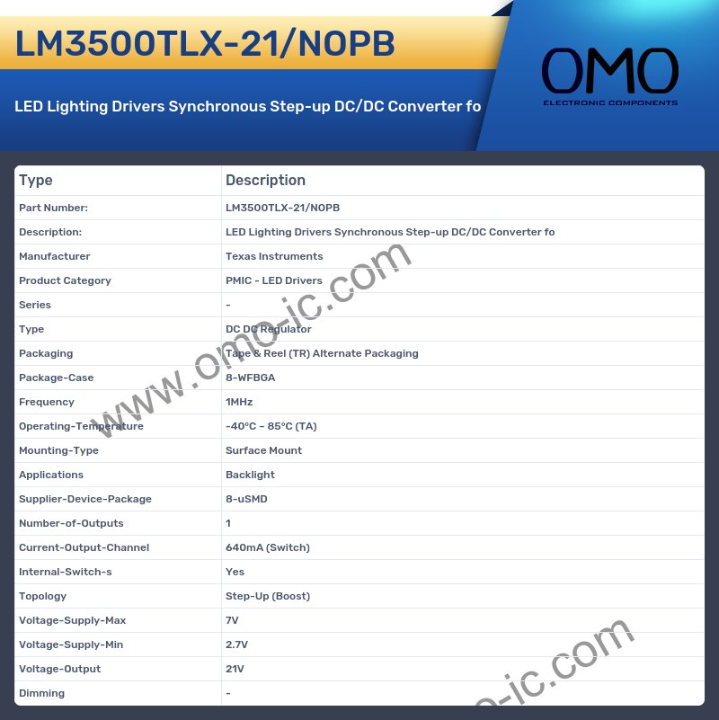 LM3500TLX-21/NOPB