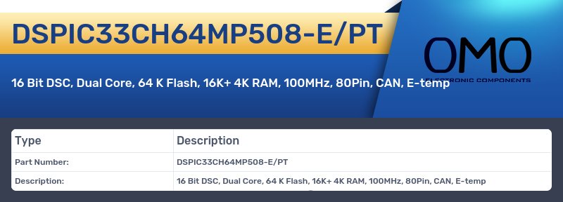 DSPIC33CH64MP508-E/PT