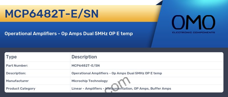 MCP6482T-E/SN