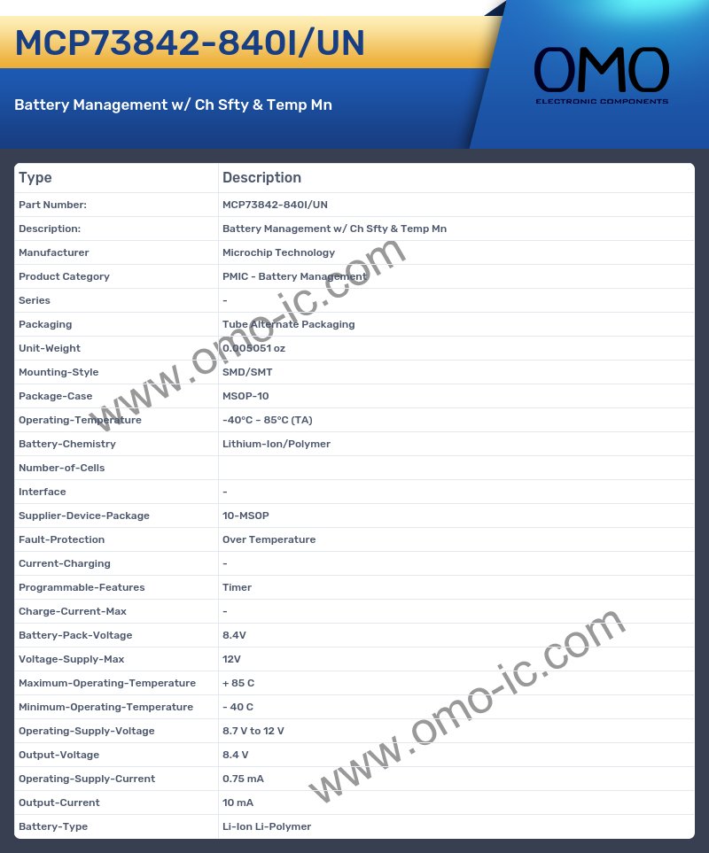 MCP73842-840I/UN