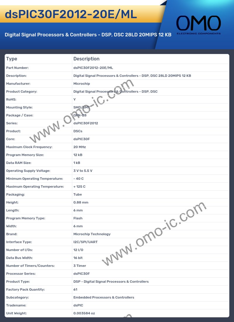 dsPIC30F2012-20E/ML