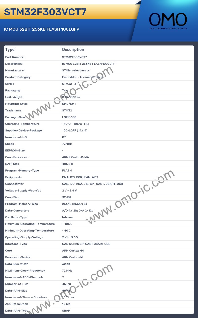 STM32F303VCT7