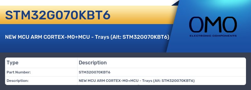STM32G070KBT6