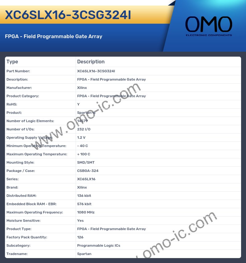 XC6SLX16-3CSG324I