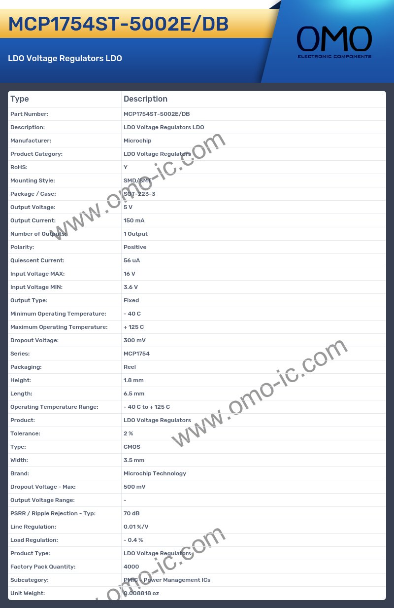 MCP1754ST-5002E/DB