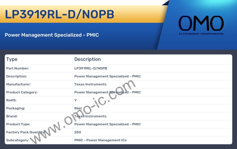 LP3919RL-D/NOPB