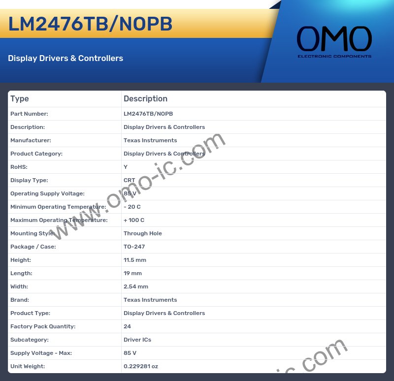 LM2476TB/NOPB