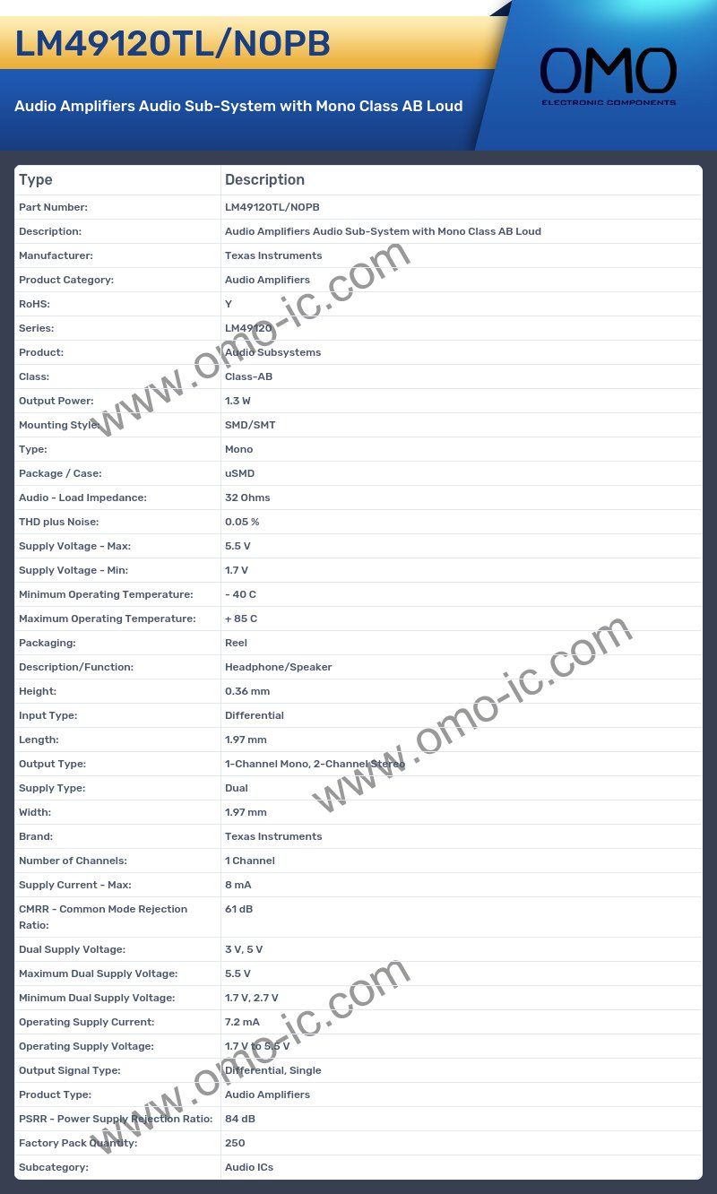 LM49120TL/NOPB