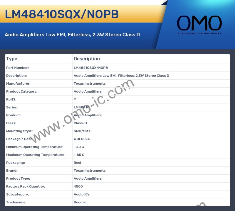 LM48410SQX/NOPB