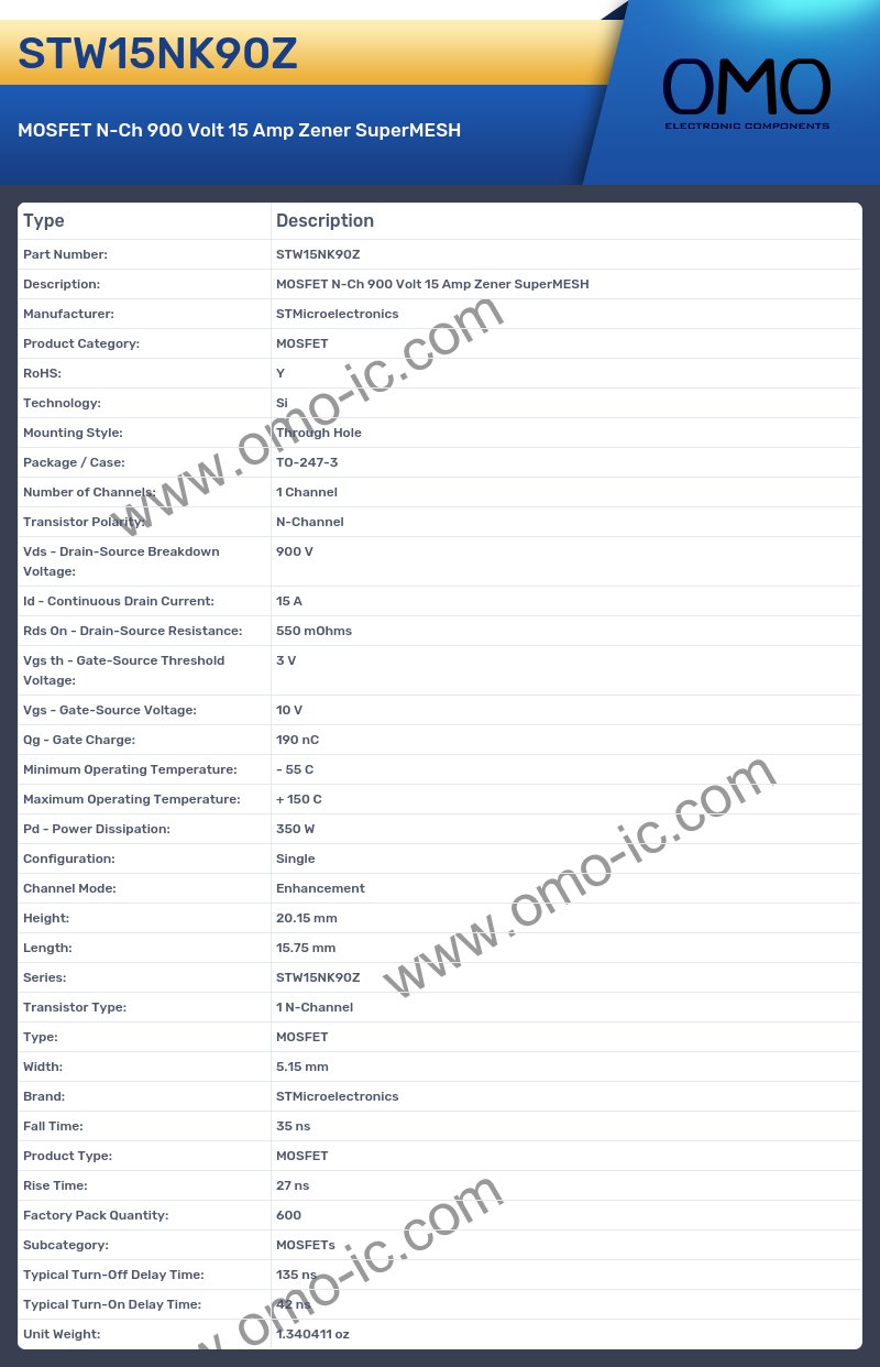STW15NK90Z