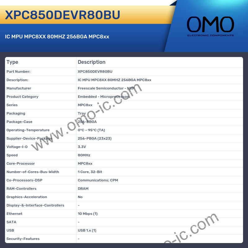 XPC850DEVR80BU