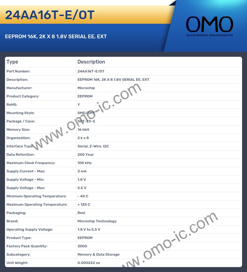 24AA16T-E/OT