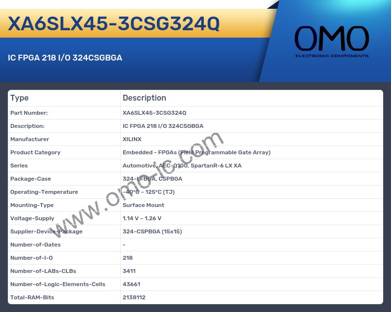 XA6SLX45-3CSG324Q