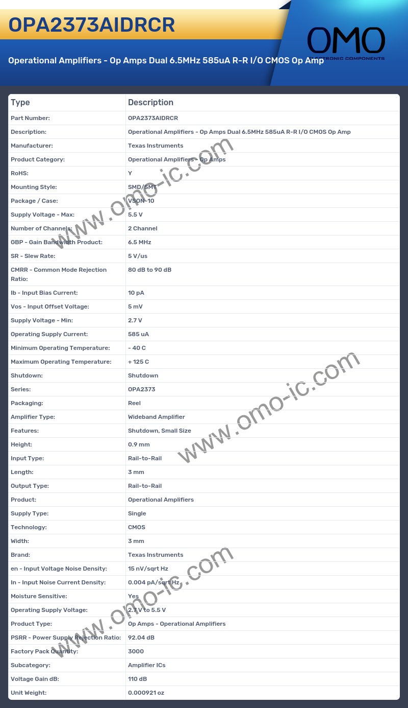 OPA2373AIDRCR