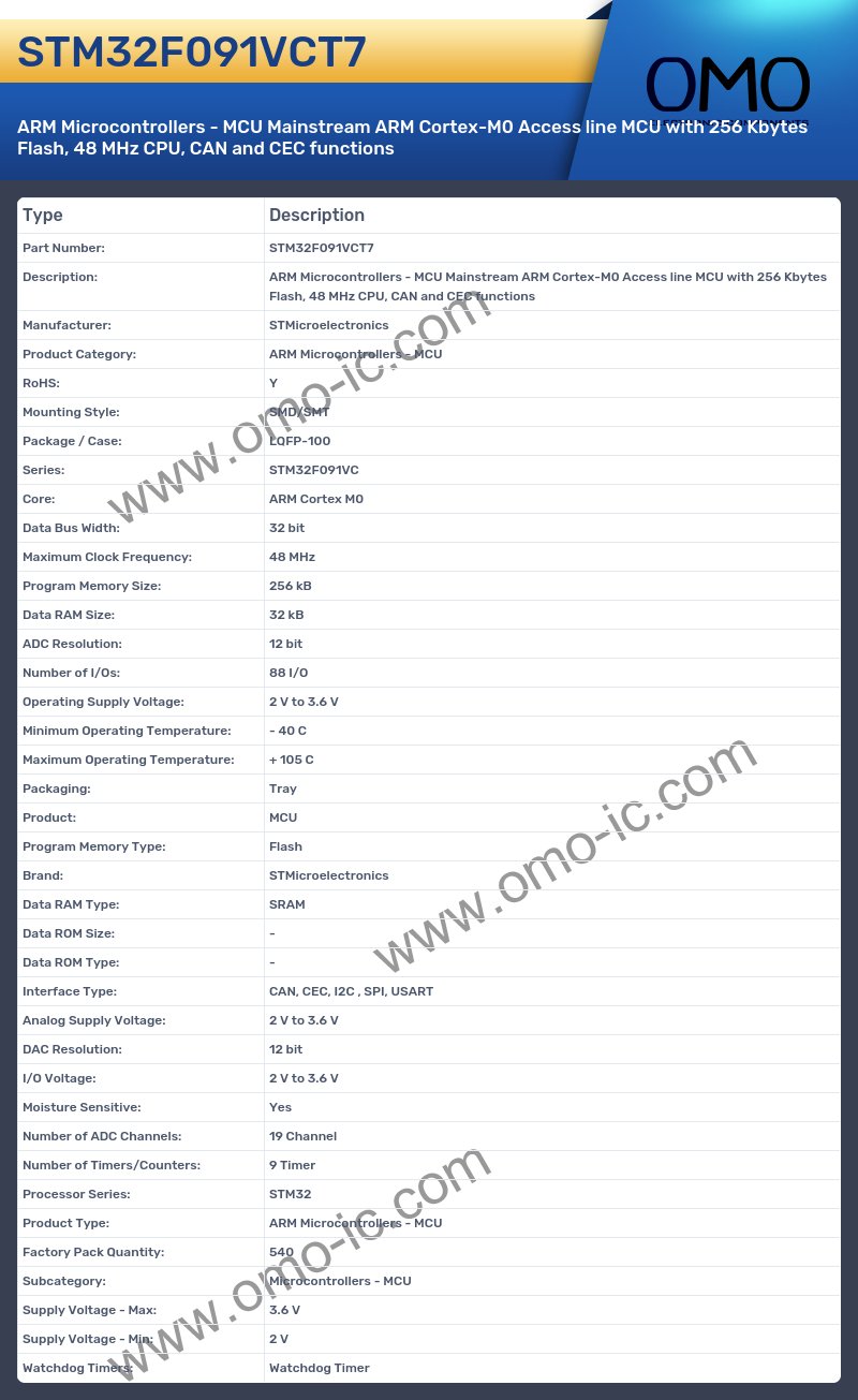 STM32F091VCT7