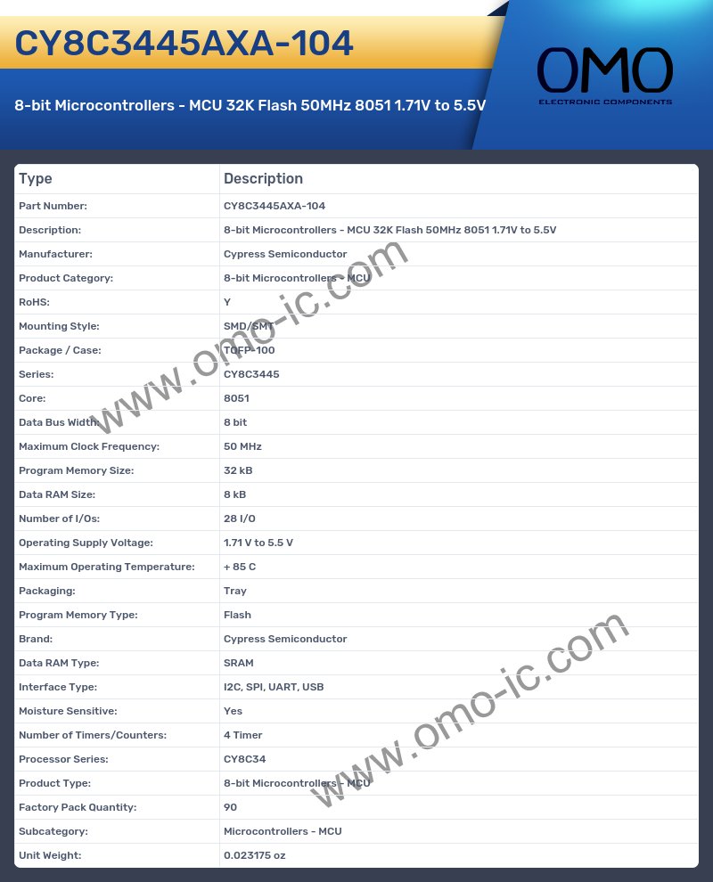 CY8C3445AXA-104