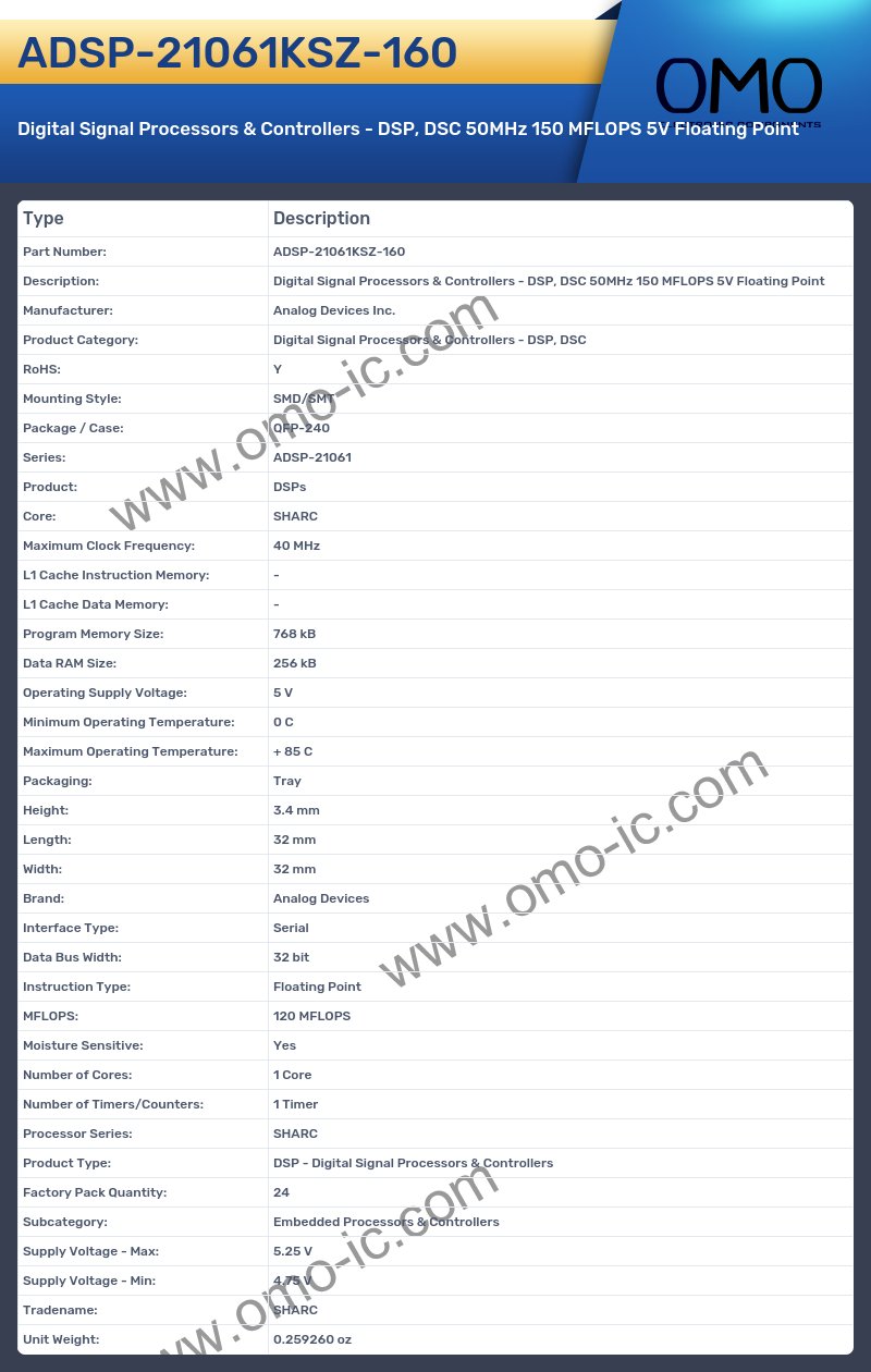 ADSP-21061KSZ-160