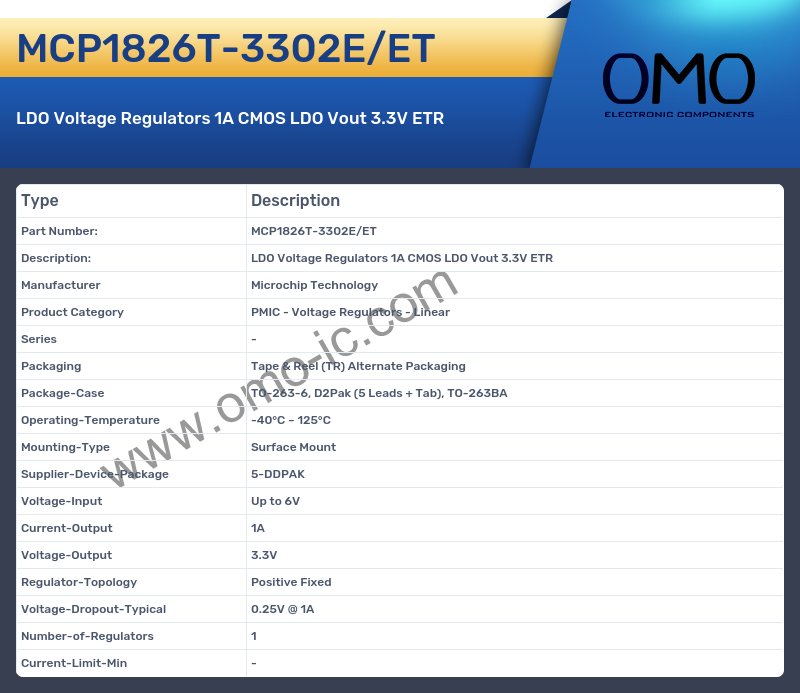 MCP1826T-3302E/ET