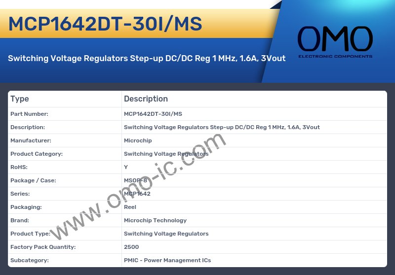 MCP1642DT-30I/MS