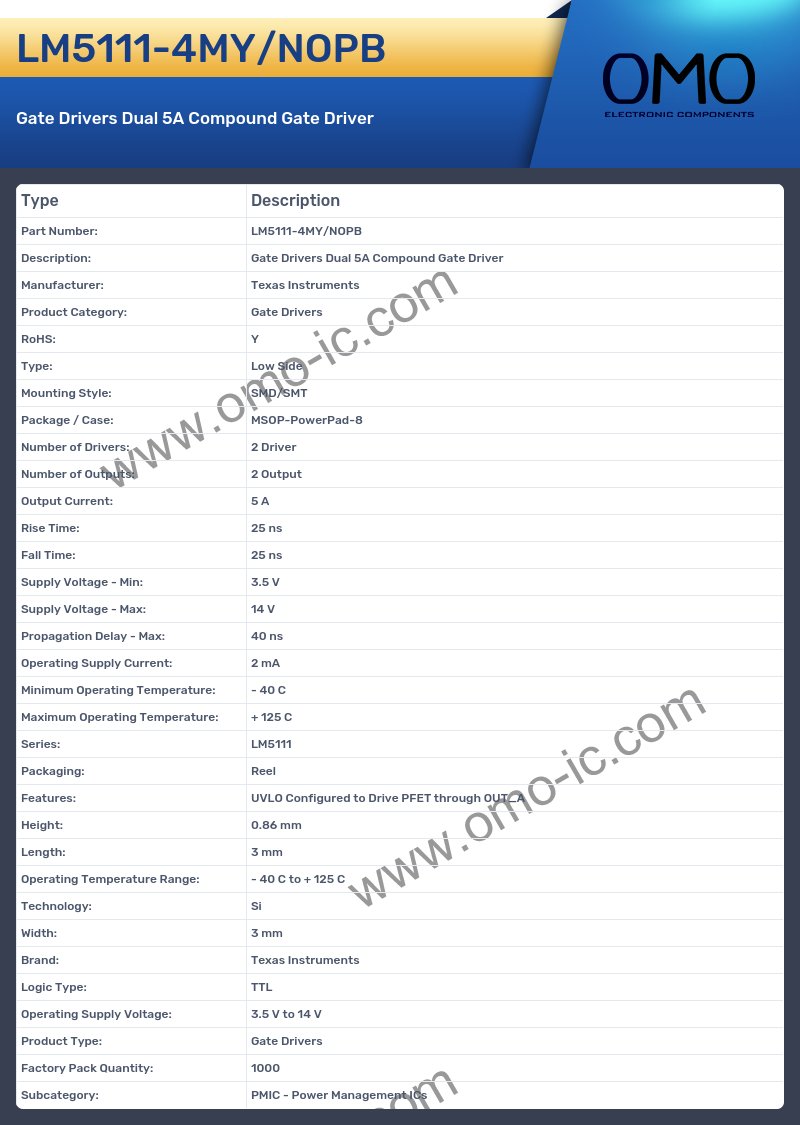 LM5111-4MY/NOPB