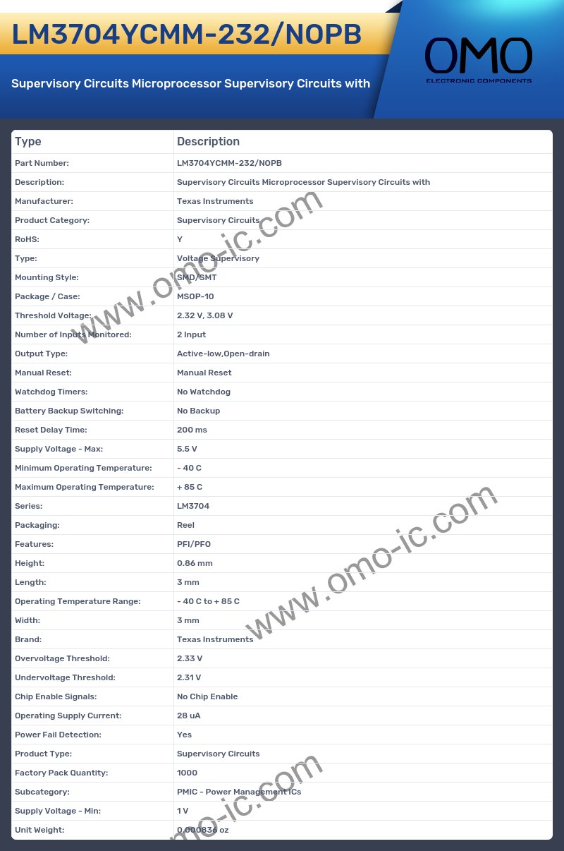 LM3704YCMM-232/NOPB
