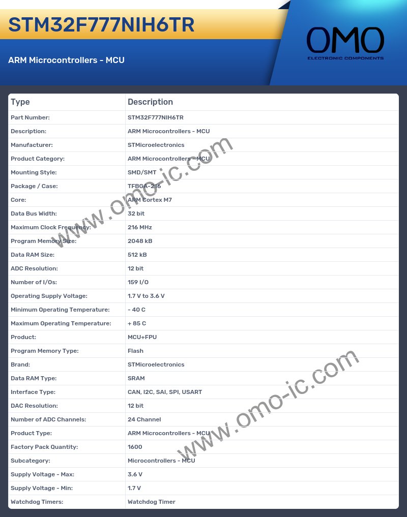 STM32F777NIH6TR