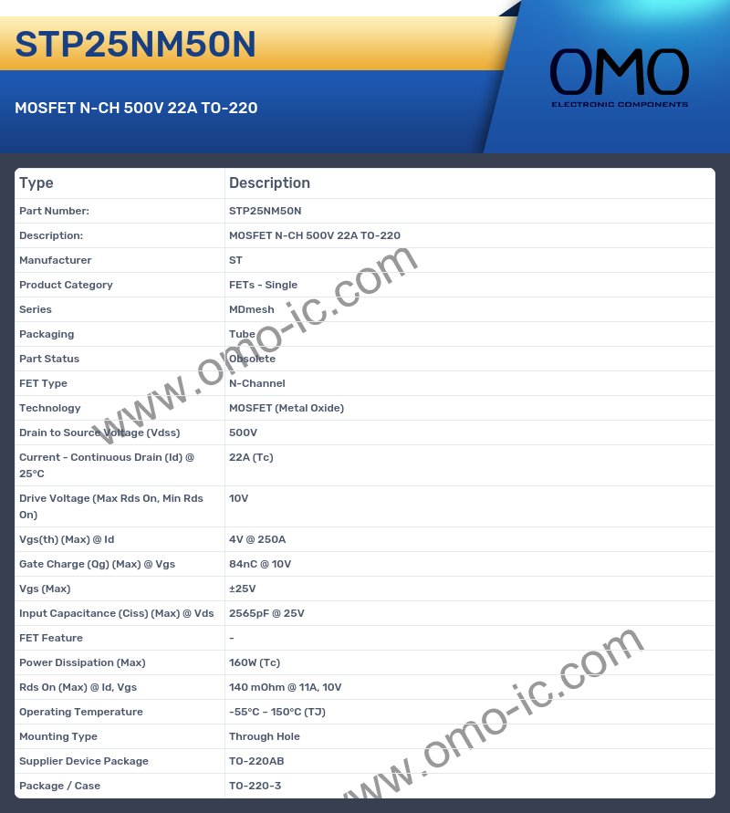 STP25NM50N