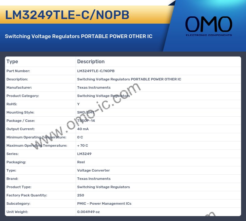 LM3249TLE-C/NOPB