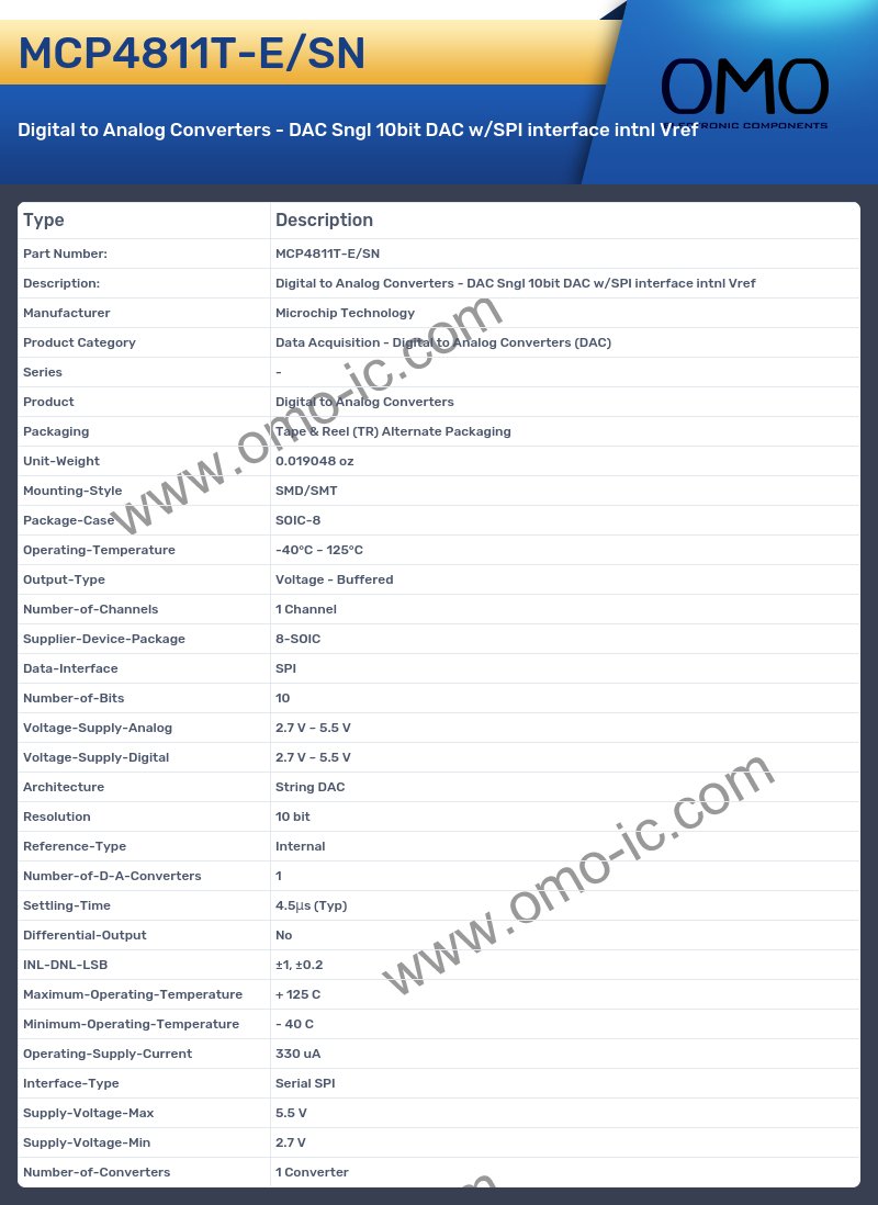 MCP4811T-E/SN